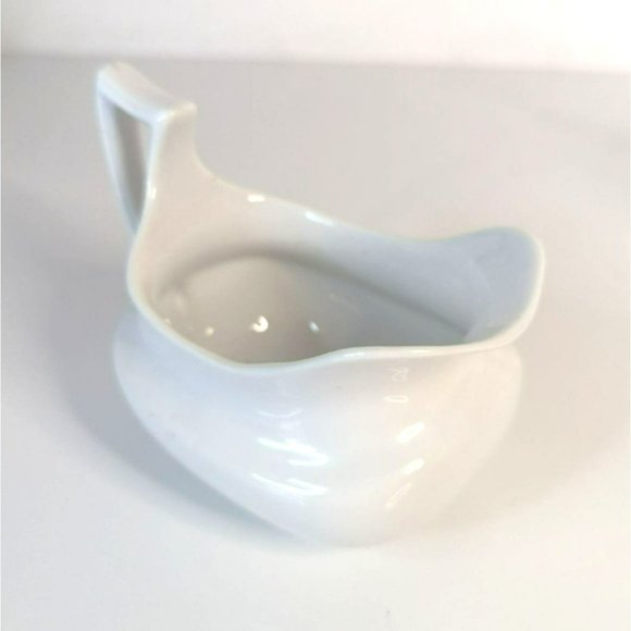 Vintage Paul Muller Selb Bavaria Porcelain White Cream and Sugar Set 1970s - Picture 4 of 7